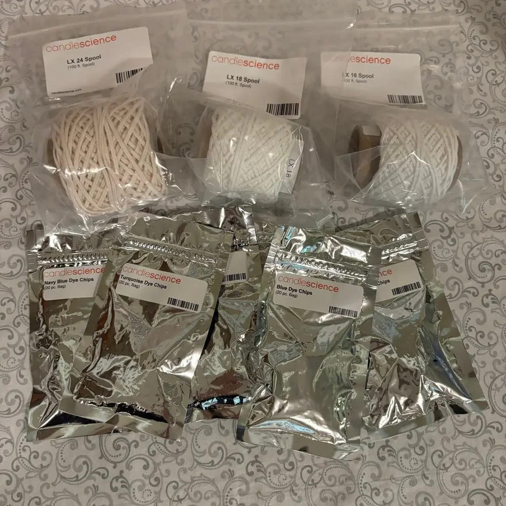 Candle Science Wicks and Color Chips Bundle